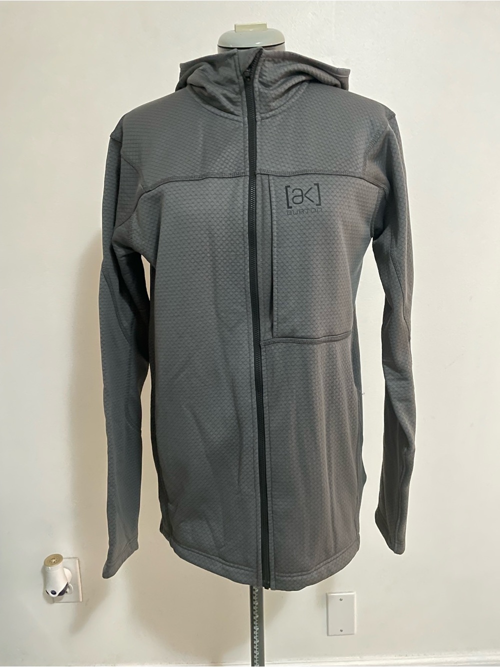 Burton [ak] Men’s Gray Hooded Zip Jacket
